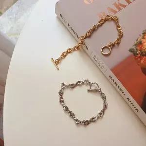 [하프클럽/]여자 볼드 체인 토글바 프리사이즈 데일리 팔찌