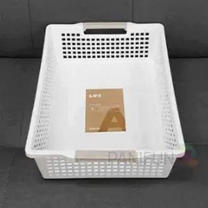 [하프클럽/셀러허브]화이지 낮은바구니 플라스틱박스 선반바스켓