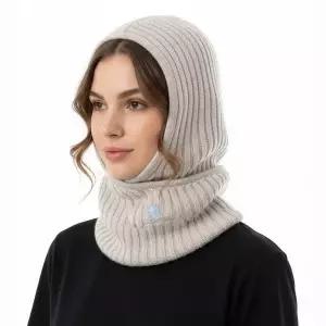 미니멀 캐주얼 Beige Wool Mix Balaclava (A6926 934) (베이지 울 믹스 바라클라바)
