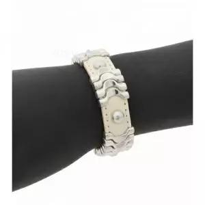 26SS WAVE BRACELET Deep Ecru Leather (A2268WD) (웨이브 브레이슬릿)