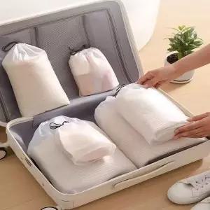 [하프클럽/]여행짐정리 다용도 반투명 비닐파우치 10P 1세트