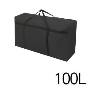 [하프클럽/]대형 옥스퍼드 백 블랙 100L 이사가방 짐가방 캠핑가