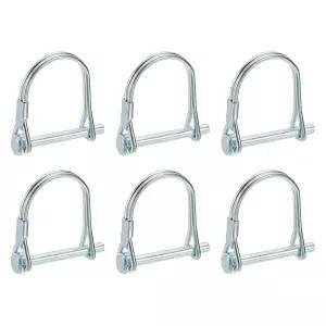 패티킬 트레일러 커플러 핀 6개 11/64인치 x 1.4인치 4.5mm 안전 와이어 잠금 히치 아치 샤프트 스프링