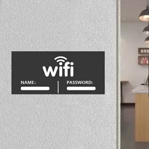 고품질 와이파이 안내판 WIFI 비밀번호 표지판 알림판 팻말 와이파이표지판 와이파이안내판 WFNUH9E
