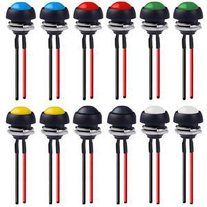 호환 5Pcs 12mm 순간 푸시 버튼 스위치 1/2 