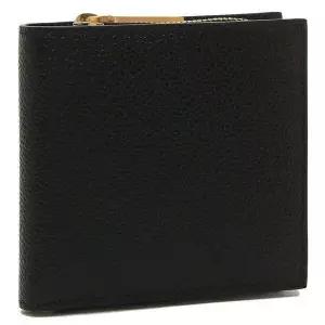 THOM BROWNE  RWB 탭 페블 그레인 지퍼 코인포켓 반지갑 (MAW146A 00198 001)