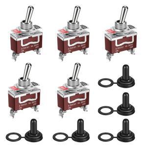 호환 2/4Pcs 12V 30A 헤비 듀티 250V AC 15A SPST 2 핀 ON Off, 자동차 및 요트에 적합한 방수 해양 토글 스위치