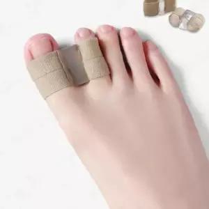 실리콘 발가락 보호대 엄지 분리형 투명 재사용 가능 발 완화 워킹용 풋케어