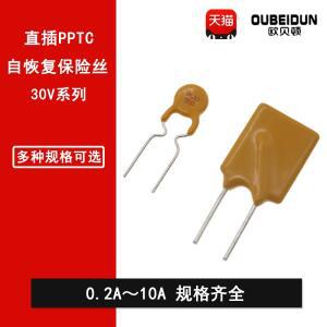 호환 30V 인라인 PPTC 재설정 가능 퓨즈 0 2A0 5A0 75A1 1A2A2 5A3A4A5A6A8A10A