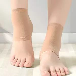 뒤꿈치 미끄럼 방지 실리콘 패드 각질 방지 관리 양말 UAt1+8dlx