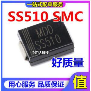 호환 50pcs 원래 새로운 50pcs 원래 새로운 칩 다이오드 SS510 SR510 5A100V D0-214AB SMA SMB SMC