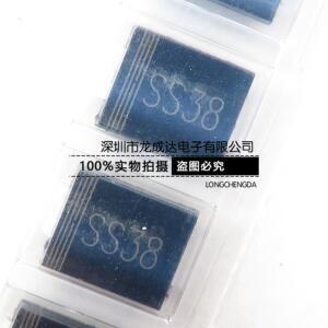 호환 20pcs 원래 새로운 쇼트키 다이오드 SS38 3A 80V SMC DO-214AB