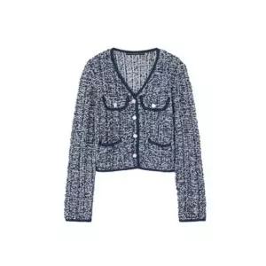게스 진 여성 데님믹스 스웨터 가디건 YQ1S2650 494004