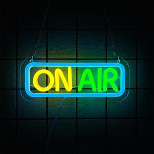 호환 온에어 네온사인, 컬러 레터 아이콘, 스튜디오, 방송 스튜디오, 음악 스튜디오 및 게임룸 장식용