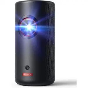NEBULA Anker Capsule 3 레이저 미니 스마트 TV 프로젝터 1080p WiFi 및 블루투스 실외 휴대용 돌비 디지털
