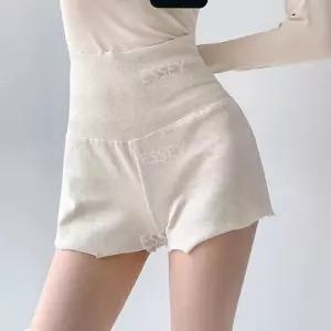여름 반바지 발레 젖을 성인복 임부복 하이웨스트 섞은 댄스 M 무용복 숏팬츠