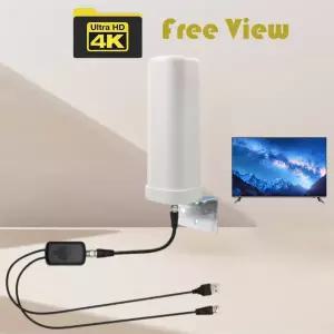 dmb안테나 실외용 실내 신호 TV 디지털 UHF VHF 증폭 안테나 Dv2 Hdtv TNT 4K 1000 채널