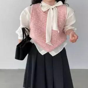 겹겹이 아이템 조끼 강왼풍 부클 트렌디 봄가을 여친 캐주얼 HT1