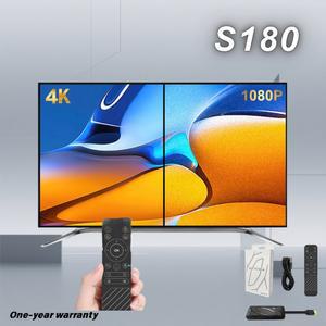 셋톱박스 SZBOX S180 스마트 미디어 BT5 4K ARM WIFI6 2GB 안드로이드 14 TV CORTEXA55 코어 S905X5M LPDDR4 플레이어 EMMC 쿼드 32GB
