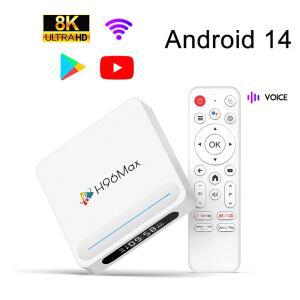 셋톱박스 안드로이드 14 H96 스마트 비서 BT5 미디어 H618 TV 음성 플레이어 ALLWINNER PLUS 8K MAX WIFI6 박스
