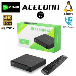 셋톱박스 ACECONN PI2 리눅스 IPTV WIFI OTA TV TVONAIR STB 박스 듀얼 리모컨 블루투스 HD 4K 플레이어