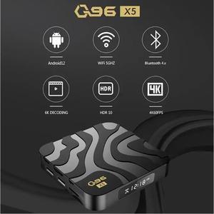 셋톱박스 6K 스마트 TV 박스 64GB ALLWINNER WIFI 265 미디어 BT4 4G 안드로이드 H618 HDR10 12 플레이어 Q96 5G AIRPLAY X5