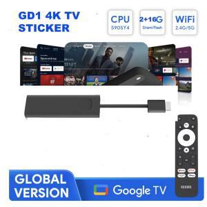 셋톱박스 GD1 4K TV 안드로이드 2G KD2 S905Y4 16G 와이파이 X98 MECOOL KD3 넷플릭스 VS 듀얼 AMLOGIC 크롬 캐스트 S500 11 스틱 BT5