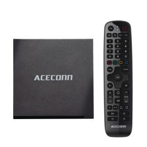 셋톱박스 ACECONN 리눅스 IPTV BT 스마트 플레이어 60HZ PI2 TV 4K 박스 듀얼 와이파이 HDR10 TVONAIR OTA 리모컨
