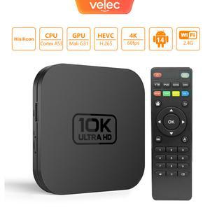 셋톱박스 벨렉 스마트 TV 프로세서 박스 비디오 유튜브 안드로이드 디코딩 플레이어 넷플릭스 14 128 4K 미디어 쿼드코어