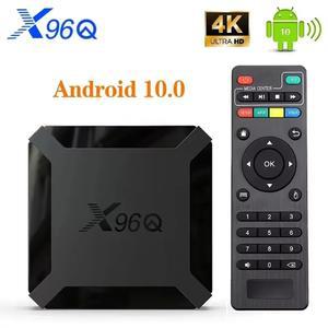 셋톱박스 스마트 X96Q 와이파이 플레이어 TV 박스 미디어 안드로이드 4G H313 ALLWINNER 10 4K 2GB 유튜브 코어 16G 쿼드