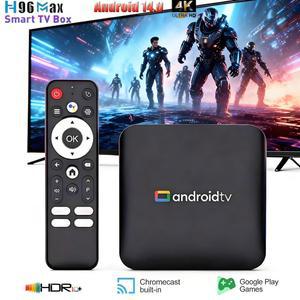 셋톱박스 2026 H96 MAX WIFI 어시스턴트 비디오 안드로이드TV 4K 4G5G 음성 박스 BT4 S905L3 14 IPTV TV AMLOGIC 디코딩