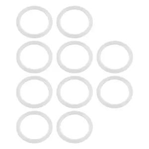 ECSiNG 10PCS O-링 목욕 플러그 씰 투명 실리콘 개스킷 팝업 세면대 폐기물 싱크대 배수 34mm ID OD