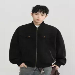 남친 빈티지 가을 코트 점퍼 야구 해링턴 재킷 패피3