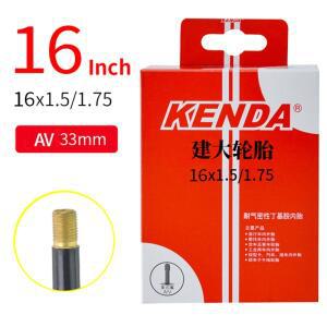 KENDA 16x1.25/1.5 Schrader Presta 밸브 자전거 타이어 내부 16 인치 고무 카메라
