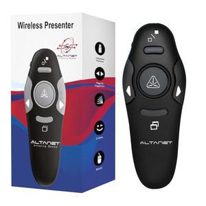 PowerPoint 프레젠테이션용 무선 프레젠테이션 클리커, 포인터 슬라이드 클리커가 있는 USB 동글 프레젠터 리모컨, Mac /Windows /Linux, 컴퓨터 /노트북, Google /PPT /키노트 (에르고노믹)