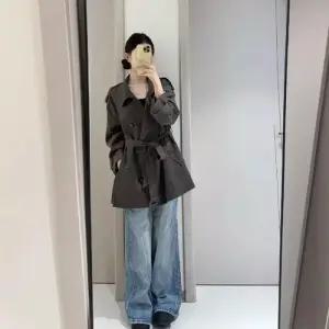 가을 여사친 오버핏 트렌치 얇은 코트 느낌의 쇼트 DUCHI3