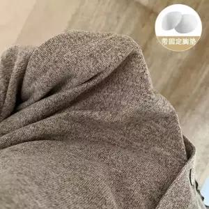 여성용 봄 카디건 훙성 봄철군 서류전형 슬러브 패드 파자마 세트 패피1