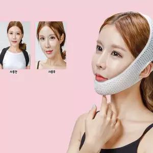 [하프클럽/]TC 얼굴라인관리 얼굴밴드 브이라인 페이스밴드 화이트