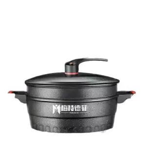 오일스킬렛 가족식사 전기찜기 7L 레드 다기능 블랙 전골