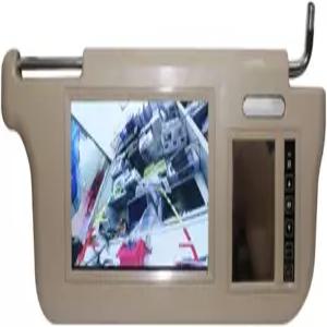 FURREN 7인치 자동차 선바이저 미러 스크린 LCD 모니터 DC 12V 베이지 인테리어 왼쪽 측면 AV1 플레이어