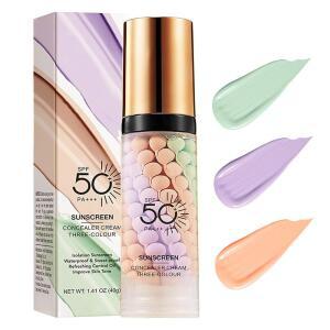 메이크업 얼굴용 in 프라이머 자외선 차단 컬러 오일 컨트롤 원스텝 SPF 광채 결함 보정 코렉터 보습 블러 페이스 50