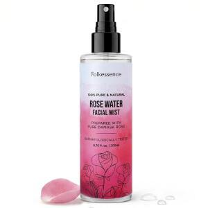 포크컬처 로즈 워터 76 Fl Oz 카라 아구아 천연 파라 순수 세팅 보습 다마스크 로사스 메이크업 페이스 미스트