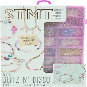 STMT DIY 글리츠 N 디스코 주얼리 케이스 5개 이상의 액세서리 제작 팔찌용 비즈 매력 및 보관 키트 소녀를
