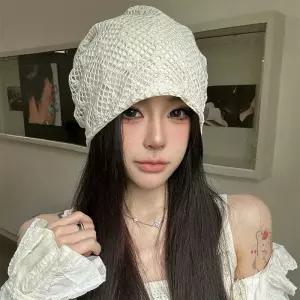 여름 비니 가발 모자 두건 생머리 탈부착 가자 부분 모자가발 암환자
