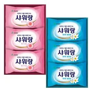 [알티피아]무궁화 샤워랑 비누 130g X 6개(핑크3개 + 화이트3개)