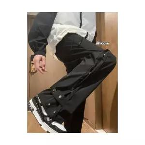 솔저스2 남성 버클 바람막이 기능성 바지 가을 슬림 스트레이트 캐주얼 OPH3