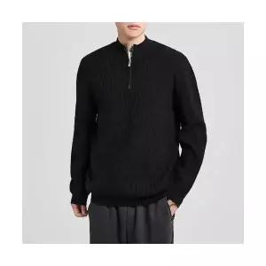 코아픽샵 남자 키작남 집업 니트 가을 반 하이넥 꾹3