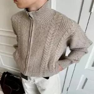 올요아 가을 빈티지 남성용 니트 연두 집업 키작남 카디건 프린지 차이나 꾹3