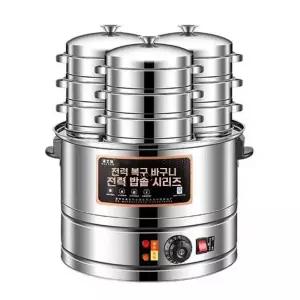 업소용 찜기 만두 스탠 찜솥 원형 뷔페 만두찜기 찜통