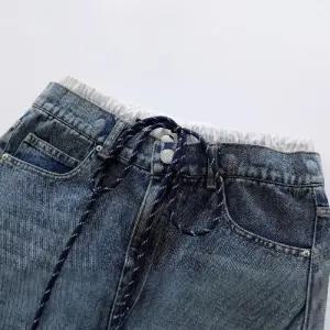 EAMT 여사친 치마 봄 데님 미니 투웨이스트 EUNG1